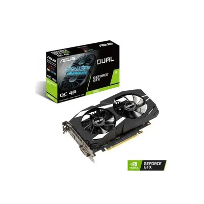VGA GTX1660 192bit PCIe ASUS DUAL-GTX1660S-6G-EVO nVidia 6GB GDDR6 videókártya 90YV0DS5-M0NA00 fotó