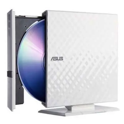 DVD író USB ASUS SDRW-08D2S-U LITE/WHITE USB dobozos fehér 90-DQ0436-UA221KZ fotó