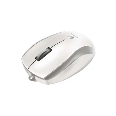 M125 Vezetékes Notebook Optikai egér USB Fehér 1000DPI, visszahúzható kábel 910-001839 fotó