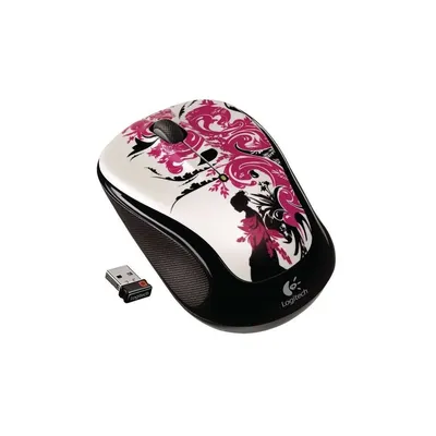 Vezeték Nélküli egér M325 Optikai Floral Spiral Unifying 1 év általános jogszabály szerint + 2 év gyártó által biztosított szervizgarancia 910-002410 fotó