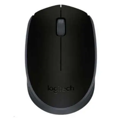 Egér vezeték nélküli, notebookhoz, fekete Logitech M171 910-004424 fotó