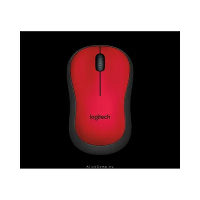 Vezetéknélküli egér Logitech M220 Silent piros 910-004880 fotó