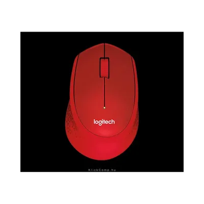 Vezetéknélküli egér Logitech M330 Silent piros 910-004911 fotó