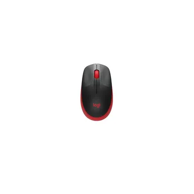 Vezetéknélküli egér Logitech M190 piros-fekete 910-005908 fotó