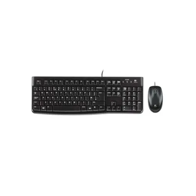 Billentyűzet + egér USB Logitech MK120 fekete HU