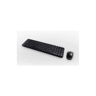 Vezetéknélküli billentyűzet + egér Logitech MK220 fekete HU 920-003167 fotó