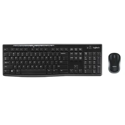 Vezetéknélküli billentyűzet + egér Logitech MK270 fekete UK 920-004523 fotó