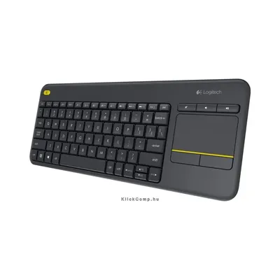 Vezetéknélküli billentyűzet + Touchpad Logitech K400 Plus fekete HU 920-007157 fotó