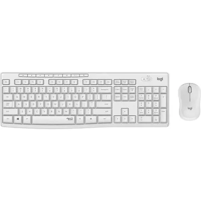 Vezetéknélküli billentyűzet + egér Logitech MK295 fehér HU 920-009873 fotó