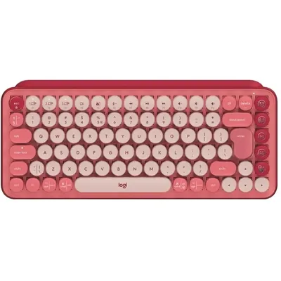 Vezetéknélküli billentyűzet Logitech POP Keys rózs