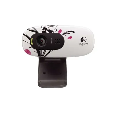 HD Webcam C270 Fingerprint Flowers 960-000798 fotó