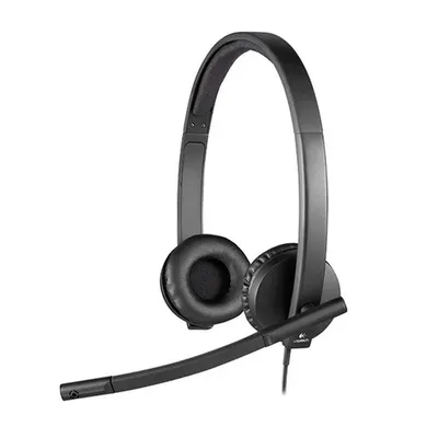 Headset Logitech H570e USB fekete vezetékes 981-000575 fotó