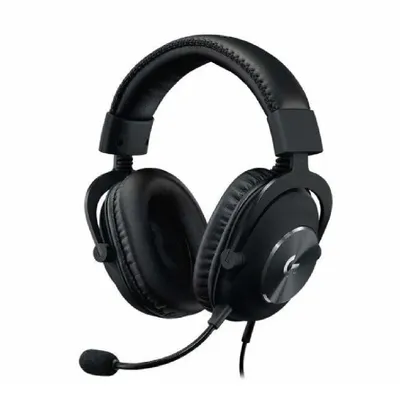 Fejhallgató Logitech G PRO X USB fekete vezetékes gamer headset 981-000818 fotó