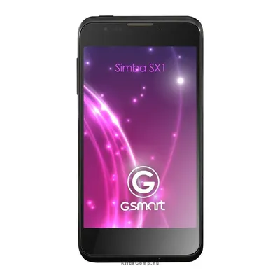 Dual SIM mobiltelefon 5" IPS HD Snapdragon S4 4GB 1GB Android SDHC 13MP 2MP WiFi BT 3G GPS FM fekete 9ESIMBAB06-00-101 fotó