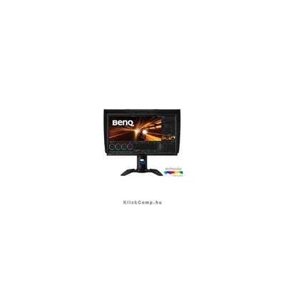 Monitor 27" 2650x1440 99% AdobeRGB DVI-DL DP HDMI USB BenQ PV270 9H.LEJLB.QBE fotó