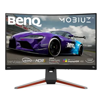 Monitor 31,5&#34; 2560x1440 VA HDMI DP USB BenQ EX3210R 9H.LKALB.QBE fotó