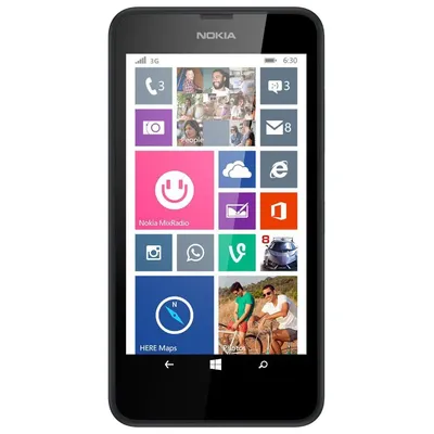Nokia Lumia 630 DS Black A00018153 fotó