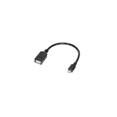LogiLink AA0035 USB micro OTG kábel - 0,2m AA0035 fotó