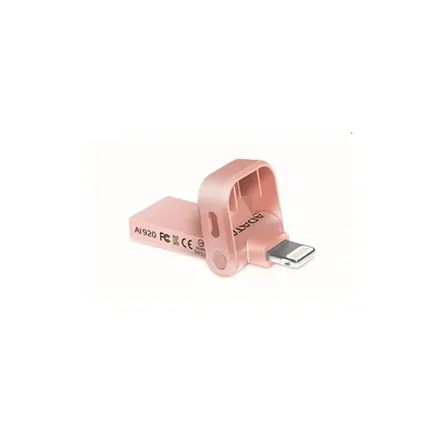 32GB PenDrive USB3.1   Lightning Rose Gold ADATA AAI920-32G-CRG Flash Drive AAI920-32G-CRG fotó
