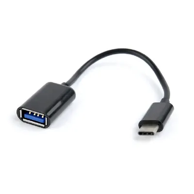 Átalakító USB Type-C - USB 2.0 adapter kábel fekete AB-OTG-CMAF2-01 fotó