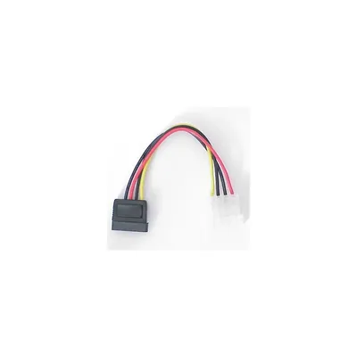 Kábel IDE - SATA tápátalakító, Molex 4pin Apa (M) > SATA Anya (F) 15cm - Már nem forgalmazott termék ACPC-001 fotó