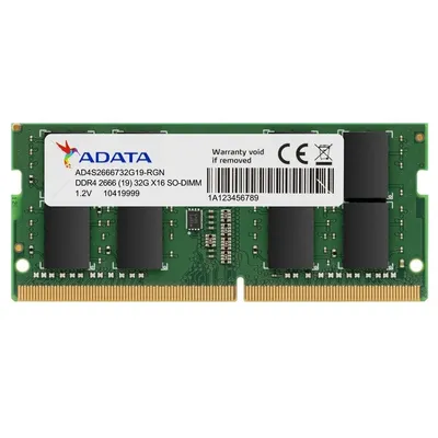 16GB DDR4 notebook memória 2666MHz ADATA AD4S266616G19-SGN fotó