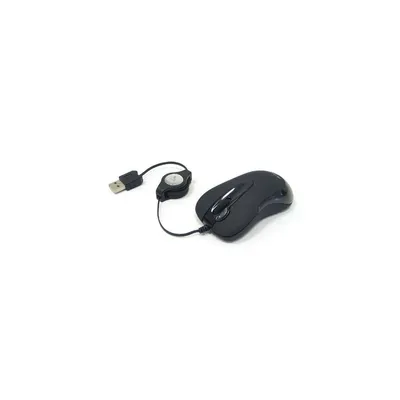 mini opt.egér fekete USB A4Tech AEX560MDFEK fotó