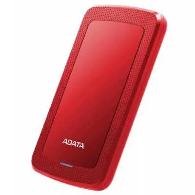 1TB külső HDD 2,5&#34; USB3.1 piros külső winchester ADATA AHV300-1TU31-CRD fotó