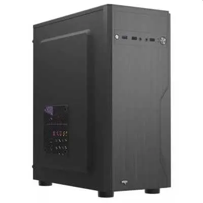 Számítógép ház ATX táp nélküli fekete AIGO B350 AIGO-B350 fotó