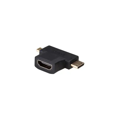 HDMI - miniHDMI - microHDMI átalakító adapter Akyga AK-AD-23 fotó