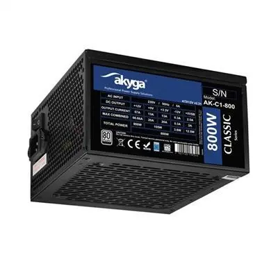 Akyga tápegység 800W 12cm 80+ AK-C1-800 fotó