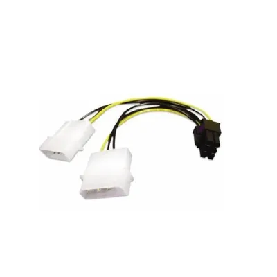 Kábel átalakító 2x 4-Pin Molex - 6-Pin PCIe Akasa AK-CB4-6 fotó