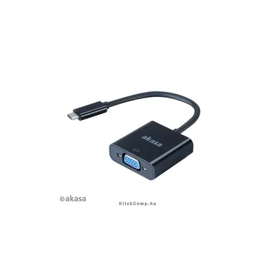USB3.1C - VGA átalakító 15cm - Akasa AK-CBCA03-15BK AK-CBCA03-15BK fotó