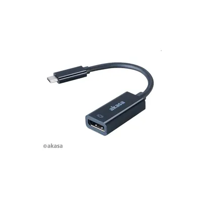 USB 3.1 C - Displayport átalakító 15cm Akasa AK-CBCA05-15BK AK-CBCA05-15BK fotó