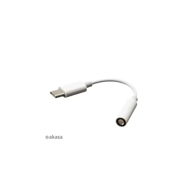 USB Type-C átalakító 3,5mm audio adapter Akasa AK-CBCA27-10WH fotó