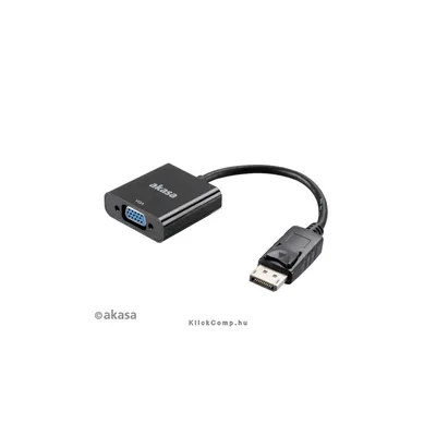 Displayport - VGA adapter Akasa AK-CBDP04-20BK AK-CBDP04-20BK fotó