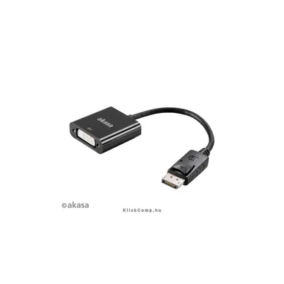 Displayport - DVI adapter Akasa AK-CBDP05-20BK AK-CBDP05-20BK fotó