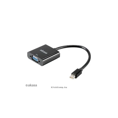 miniDisplayport - VGA adapter - Akasa AK-CBDP07-20BK AK-CBDP07-20BK fotó