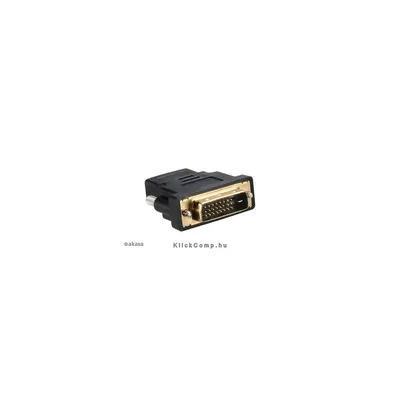 DVI-D - HDMI adapter Akasa AK-CBHD03-BK v.2 AK-CBHD03-BKV2 fotó