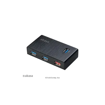 USB3.0 HUB 4db Akasa AK-HB-13BKCM AK-HB-13BKCM fotó