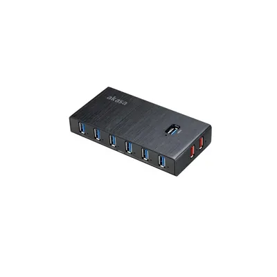USB HUB 10 port USB3.0 AK-HB-15BKEU fotó