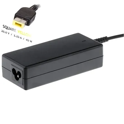 LENOVO Laptop tápegység 20V/2.25A 45W Square yellow adapter AK-ND-51 fotó