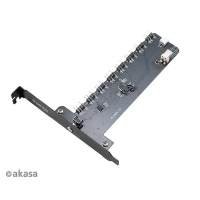 LED világítás vezérlő XL Akasa PCI Express Kártya AK-RLD-04 fotó