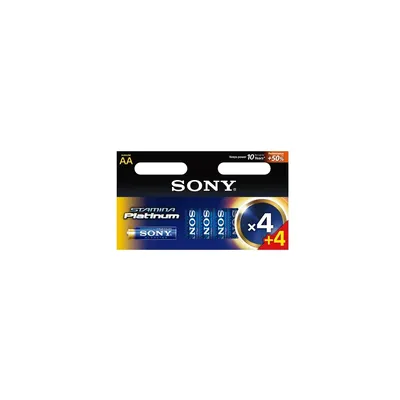 Elem AAA Sony Platinum LR03 alkáli micro 1,5V 1db - Már nem forgalmazott termék AM4-PTM4X4D fotó