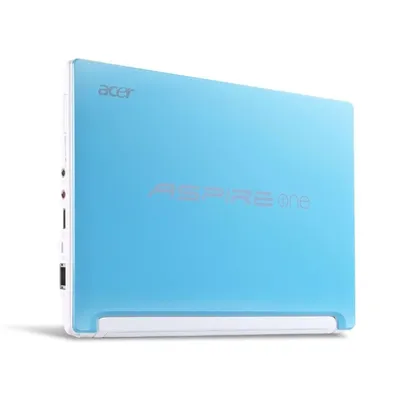Acer One Happy Hawaii kék netbook 10.1&#34; WSVGA ADC N550 1.5GHz GMA3150 1GB 1 év PNR AOHAPPY-N55DQB2B fotó