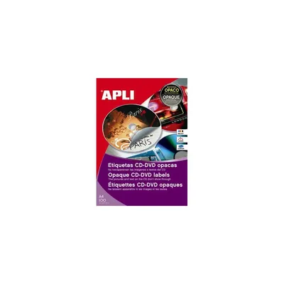 Etikett, CD DVD, A4, fedőetikett, APLI APLI-10166 fotó