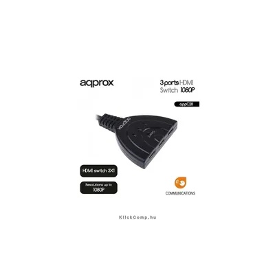 HDMI Switch 1080P 3 portos APPROX APPC28 APPC28 fotó