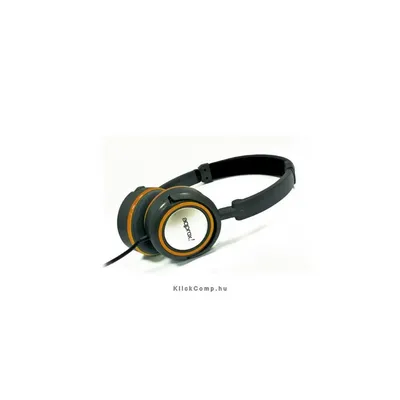 Hi-Fi Sztereo fejhallgató 2m kábel, 3,5mm Jack Narancs-fekete APPDJSO fotó