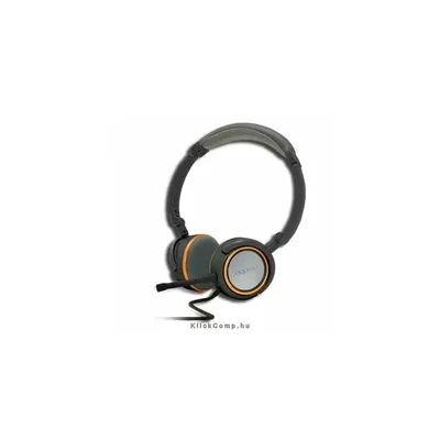 Sztereo fejhallgató leválasztható mikrofonnal 2m kábel, 2db 3,5mm Jack APPHS05O fotó