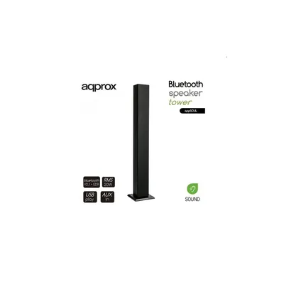Speaker torony Bluetooth (BT, 2.1 Stereo Speakers, 3.5mm Audio Jack, 1m magas) APPROX APPSOUL APPSOUL fotó
